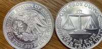 20 x 1 oz Silber USA Trade Unit / ggf. altersbedingt angelaufen in Tube  ( diff.besteuert nach §25a UStG )
