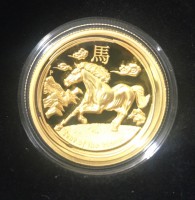 1 oz Gold Australien Ultra High Relief Pferd inkl. Box / COA - max. 388