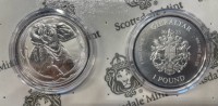 1 oz Silber Gibraltar 2023 " War Elephant " Scottsdale Mint / in Kapsel / Chipboard  ( diff.besteuert nach §25a UStG )