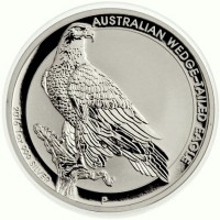 1 oz Silber Perth Mint Wedge Tailed Eagle 2016 in Kapsel ( diff.besteuert nach §25a UStG )