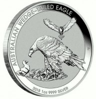 20 x 1 oz Silber Australien Wedge-Tailed Eagle 2018 " Perth Mint " ( diff.besteuert nach §25a UStG )