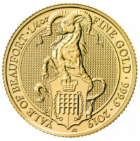 1/4 oz Gold Royal Mint / United Kingdom " Yale of Beaufort "