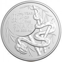 1 oz Silber Lunar Schlange 2025 Royal Australian Mint in Kapsel ( diff.besteuert nach §25a UStG )