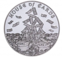 5 oz Silber Awakening Series 4te Ausgabe House of cards High Relief - max 2.000 ( inkl. gesetzl. Mwst )