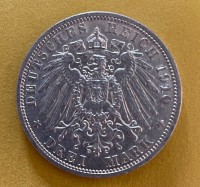 3 Mark Kaiserreich Preußen Wilhelm II div. Jahre / ggf. angelaufen altersbedingt ( 15 Gramm Silber fein )