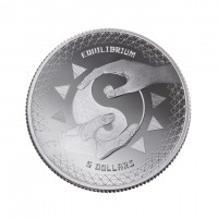 1 oz Silber Tokelau " Equilibrium 2020 " Brilliant Uncirculated dritte Ausgabe ( diff.besteuert nach §25a UStG )
