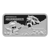 10 oz Silber Barren Wallstreetsilver / Silversqueeze - End the Fed ( 2te Ausgabe ) - SGB exclusive ( inkl. gültiger gesetzl. Mwst )