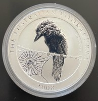 1 oz Silber Perth Mint Kookaburra 2008 ( diff.besteuert nach §25a UStG )