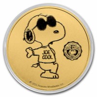 1 oz Gold Joe Cool / Snoopy in Kapsel 2021- max. 50 Stk
