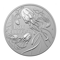 1 oz Silber Australien Box Jellyfish 2023 " Dangerous Animals Series " in Kapsel ( diff.besteuert nach §25a UStG )