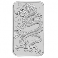 1 oz Silber Perth Mint Rectangular Barren Dragon / Drache 2026