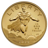 1/2 oz Gold USA Superheroes Series "Superman" 2025 inkl. äusserer Box/ innerer Box / COA