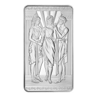 10 oz Silber Barren The Royal Mint The Great Engravers Collection: Three Graces / Drei Grazien - max. 5.000 - ( inkl. gültiger gesetzl. Mwst )