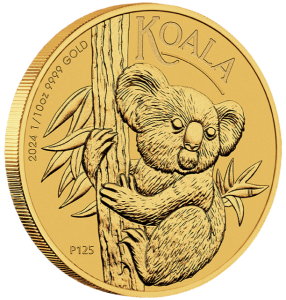 1/10 oz Gold Perth Mint " Koala 2024 " in Kapsel - max. 25.000