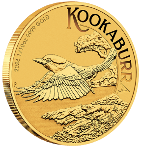 1/10 oz Gold Perth Mint " Kookaburra 2026 " in Kapsel