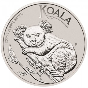 1 oz Silber Perth Mint Koalas 2025 in Original-Kapsel Australien / Australia aktuell mit Charles Effigy