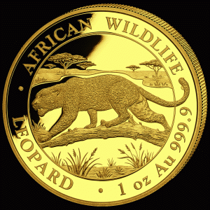 1 oz Gold Somalia Leopard 2026 in Kapsel - max. 1000