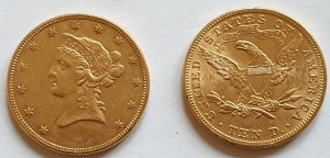 10 Dollar USA Liberty / Frauenkopf 1892 (15,05 Gramm Gold fein)