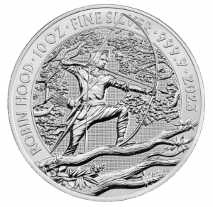 10 oz Silber The Royal Mint " Robin Hood " - ( inkl. gültiger gesetzl. Mwst )