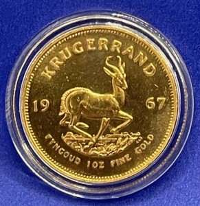 1 oz Gold Krügerrand 1967 ( erster Jahrgang )