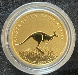 1/10 oz Gold  Perth Mint Känguru 2008