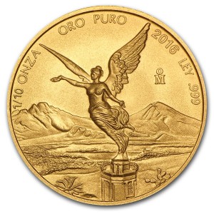 1/10 oz Gold Mexiko Libertad div. Jahre ( vorrangig 2016 )