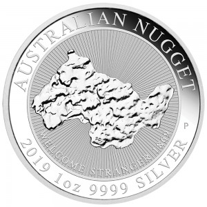 20 X 1 oz Silber Perth Mint " Nugget " - Welcome Stranger 2019