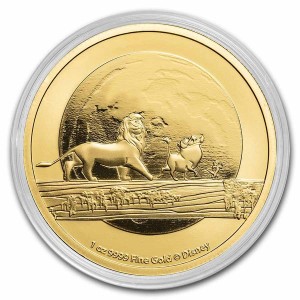 1 oz Gold New Zealand Mint Disney Lion King Hakuna Matata 2021 - max 250