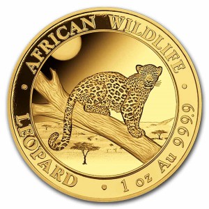 1 oz Gold Somalia Leopard Somalia 2021 - max 1.000