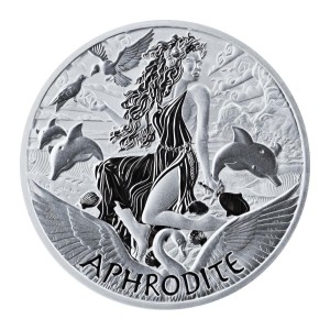 1 oz Silber Perth Mint Aphrodite BU in Kapsel - max 13.500 ( diff.besteuert nach §25a UStG )