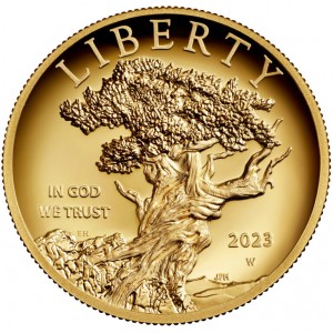 1 oz Gold USA High Relief Liberty 2023 inkl. Box / COA