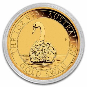 1 oz Gold Perth Mint " Schwan 2023 " in Kapsel