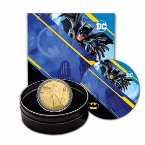 1 oz Gold Samoa Batman in Box/COA - max 150 ( 1te Ausgabe DC Comics Serie )