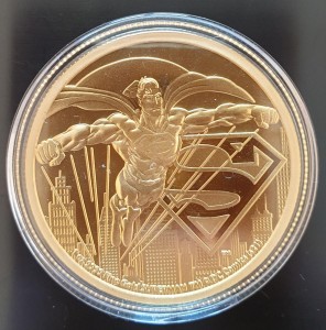 1 oz Gold New Zealand Mint "Superman" 2021 max. 150