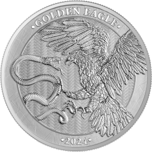 1 oz Silber Malta " Eagle " 2024 / Bullionausgabe 5 Euro Nominal ( diff.besteuert nach §25a UStG )