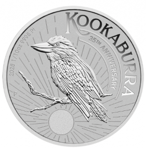 1/10 oz Platin Perth Mint Kookaburra / div. Jahre in Kapsel ( diff-besteuert nach §25a UStG )