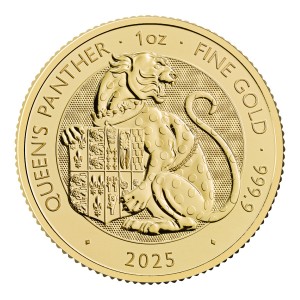 1 oz Gold Royal Mint / United Kingdom " Royal Tudor Beast Panther "