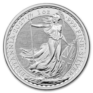 1 oz Silber Britannia 2027 inkl. Wave Privy for 30 Years