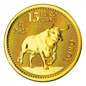 1/10 oz Gold Spanien / Spain " Toro / Stier " - 2te Ausgabe der spanischen Serie
