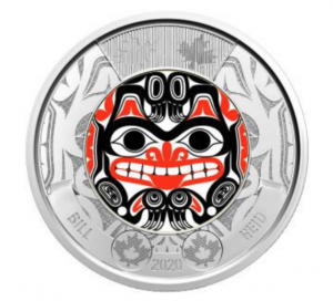 2 CAD Bill Reid Colour Haida Mask ( inkl. gültiger Mwst )