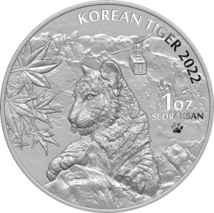 1 oz Silber Südkorea 2022 " Korean Tiger " - max 30.000