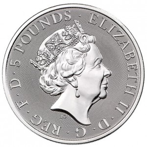 2 oz Silber Queen's Beast / AUSWAHL BEI VERKÄUFER versch. Jahre / ggf. altersbedingt angelaufen ( diff.besteuert nach §25a UStG )