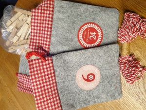 Adventskalender / 24 oz Silber / 24 Silbermünzen im Mix /  ( diff.besteuert nach §25a UStG )