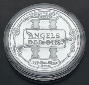 Netto 30,99 Euro : 1 oz Silber Angels & Demons Steampunk Collection " Mix " Proof max. Mintage: 2500  ( 19% Mwst )