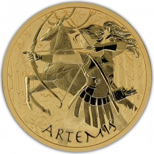 1 oz Gold Artemis Perth Mint 2023 in Kapsel + COA (  max. 100 )