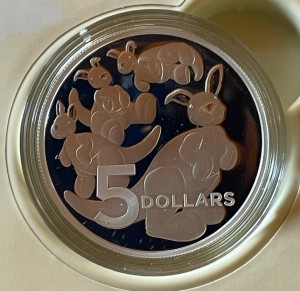 1 oz Silber Royal Australian Mint Australien Proof Baby Coin PROOF inkl. BOX ( diff.besteuert nach §25a UStG )