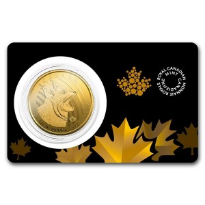 1 oz Gold 99999 Canada Bobcat in Blister / inkl. Sicherheitsmerkmal