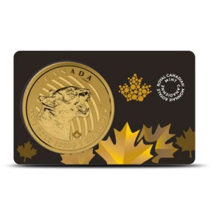 1 oz Gold 99999 Canada Call of the Wild 2015 Cougar / Puma in Blister / inkl. Sicherheitsmerkmal