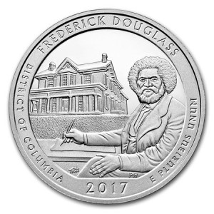 5 oz Silber USA " America the beautiful " District of Columbia " Frederick Douglass ( diff.besteuert nach §25a UStG )