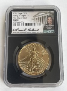 1 oz Gold USA Eagle / American Eagle Type I - MS70 - JAHRGANG 2021